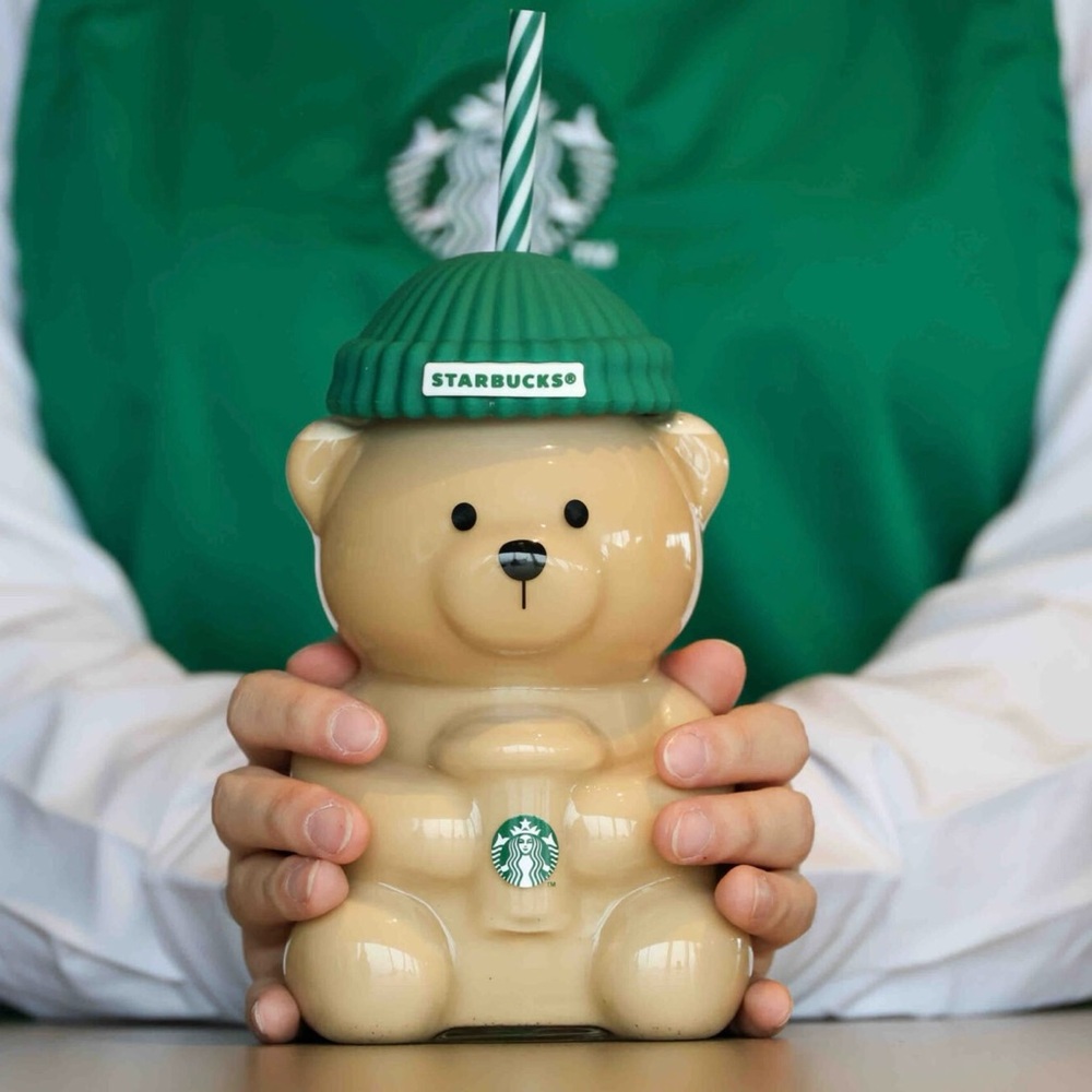 Starbucks Bearista Glass Cold Cup (Bear Cup) – 20oz